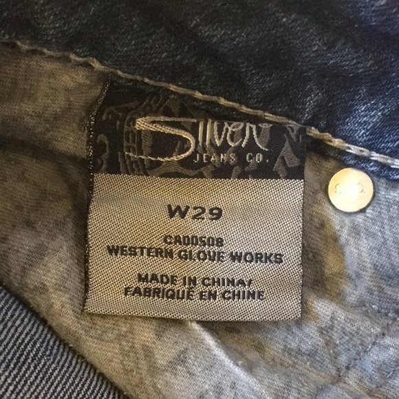 SILVER Tuesday Low Capri Jeans size 29 - Picture 12 of 14